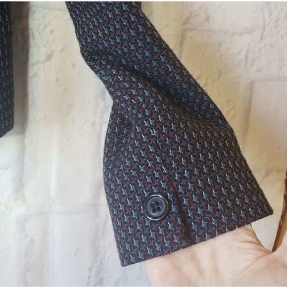 VINTAGE MICKI Wool-blend Button-down Blazer Jacket Top 6 - Picture 3 of 6